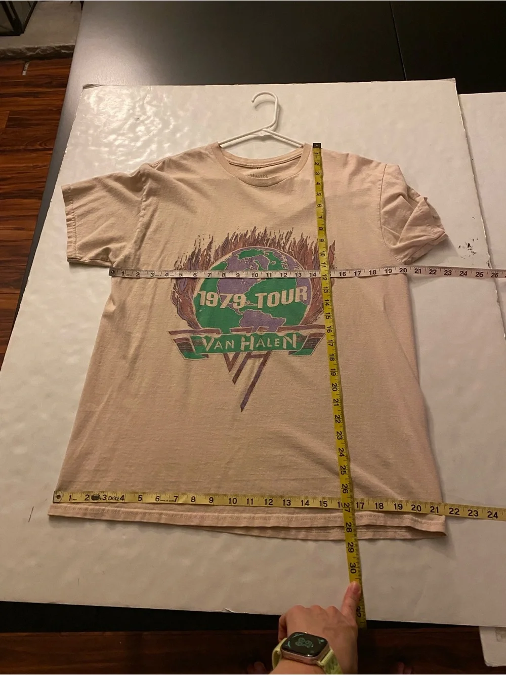 Van Halen Tee Mens Size Large Unisex Graphic Print Band Tshirt Retro